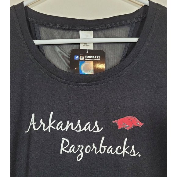 Arkansas Razorback  Women's Size Small Shirt Zoozatz Athleisure black - Picture 4 of 6